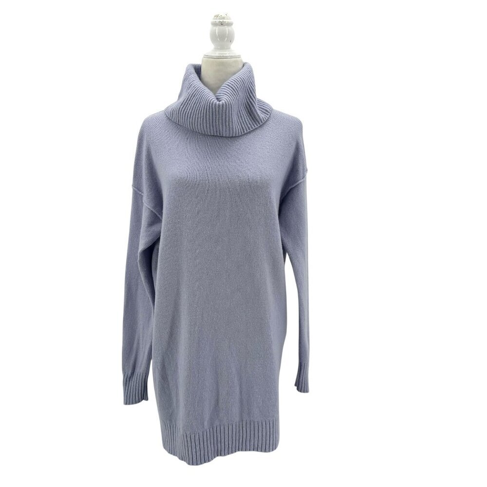 Athleta Womens Small Sweater Bayshore Wool Cashmere Tunic Sweater Oversized
